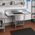 Thumbnail image #2 for Spec-Master FN Series 1-Compartment Stainless Steel Sink with Right Drainboard, 45-1/2 Inch Wide