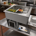 Thumbnail image #2 for Randell RCHB-3-208 Drop-In Hot/Cold Combination Food Well, 3-Pan, 208V