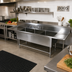 Thumbnail image #2 for John Boos Pro-Bowl 3-Compartment Stainless Steel Sink with Left and Right Drainboards and 10-Inch Backsplash