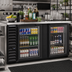 Thumbnail image #2 for Beverage-Air BB68HC-G-B 68-Inch Two-Section Glass Door Back Bar Refrigerator
