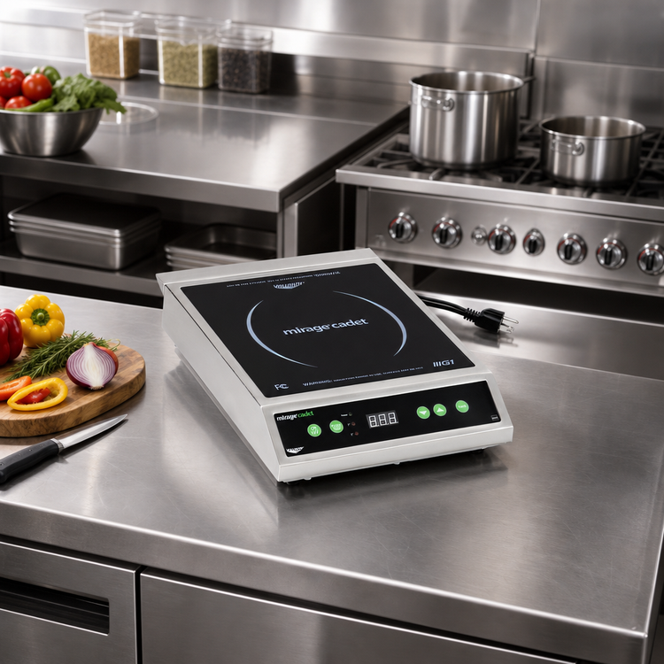 Product image #3 for Vollrath Mirage Cadet Single Burner Countertop Induction Range, 120V, 1.8 kW