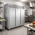 Thumbnail image #2 for Traulsen Dealer's Choice G31312 3-Section Reach-In Freezer, Full-Height Solid Doors, Right/Right/Right Hinging, Self-Contained R-290