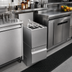 Thumbnail image #2 for Krowne Alchemy Series 12-Inch Underbar Tool Caddy with Glass Rinser Faucet, 4 Wet Bins and Dry Bin
