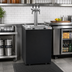 Thumbnail image #2 for Pro-Line E-Series Dual-Temperature 1-Section Wine Cooler Dispenser, 25-Inch, 4-Keg, 3-Faucet, Black