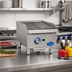 Thumbnail image #2 for Globe 15-Inch Natural Gas Countertop Radiant Charbroiler with Stainless Steel Radiant Covers