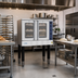 Thumbnail image #3 for KoolMore Full-Size Single-Deck Commercial Convection Oven, Liquid Propane, 54,000 BTU, Dual Glass Doors