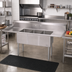 Thumbnail image #2 for John Boos E-Series 3-Compartment Stainless Steel Sink with Left and Right Drainboards, 120-Inch