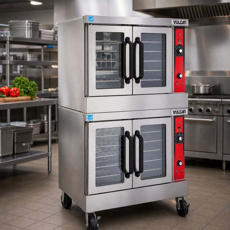 Product image #3 for Vulcan VC44GC Double-Deck Standard Depth Gas Convection Oven with Computer Controls