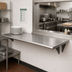 Thumbnail image #2 for BK Resources Wall-Mounted Stainless Steel Pass Through Shelf, 48 Inch x 24 Inch
