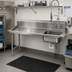 Thumbnail image #2 for Advance Tabco 71-Inch Left-Hand Straight Soil Dishtable with Pre-Rinse Sink, 16-Gauge 304 Stainless Steel