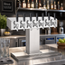 Thumbnail image #2 for Perlick Extra High Wide Base 8-Faucet Glycol-Cooled Tee Draft Beer Tower