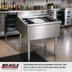 Thumbnail image #2 for Eagle Group 1800 Series Modular Underbar Cocktail Unit with 7-Circuit Cold Plate and 8-Inch Ice Bin