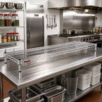 Thumbnail image #2 for Eagle Group QuadTruss 1472S Commercial Wire Shelf, 72"W x 14"D, Stainless Steel, 600 lb Capacity Case of 2