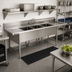 Thumbnail image #2 for Eagle Group S14 Series 3-Compartment Sink with Right Drainboard, 95-1/2-Inch x 27-Inch, 14-Gauge Stainless Steel