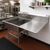 Thumbnail image #2 for John Boos Pro-Bowl 2-Compartment Platter Sink with Right-Hand Drainboard