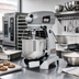 Thumbnail image #2 for Hobart Legacy+ HL200C-1STD 20-Quart Countertop Planetary Mixer with Maximum Security Correctional Package