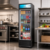 Thumbnail image #2 for KoolMore 9 Cu. Ft. Black One-Section Glass Door Merchandiser Refrigerator with Lock