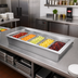 Thumbnail image #2 for Hatco IWB-5 Drop-In Iced Cold Food Well, 5-Pan, Insulated Stainless Steel