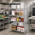 Thumbnail image #2 for Quantum WR54-1836C-5 Chrome Wire Shelving Starter Kit, 36 x 18 x 54 Inches
