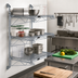 Thumbnail image #2 for Quantum Cantilever Wall-Mounted Shelving Starter Unit with Wire Shelves