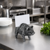 Thumbnail image #3 for American Metalcraft Whimsical Pig Polyresin Menu Card Holder