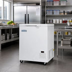 Thumbnail image #2 for Summit Commercial Accucold® EL11LT Commercial Chest Freezer, 4.8 cu. ft., -45°C, Solid Lift-Up Lid, Digital Controls, White