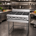 Thumbnail image #2 for Titan JMRH-8 72-Inch Modular Heavy Duty Gas Range with 8 Open Burners