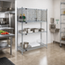 Thumbnail image #2 for EagleGard 60-Inch W x 18-Inch D Security Enclosure Kit with Hinged Doors for Wire Shelving