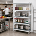 Thumbnail image #2 for Fermostock 4-Tier Stationary Starter Polymer Shelving Unit, 38