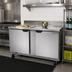 Thumbnail image #3 for Beverage-Air WTF60AHC 60-Inch Two-Section Worktop Freezer with Solid Doors