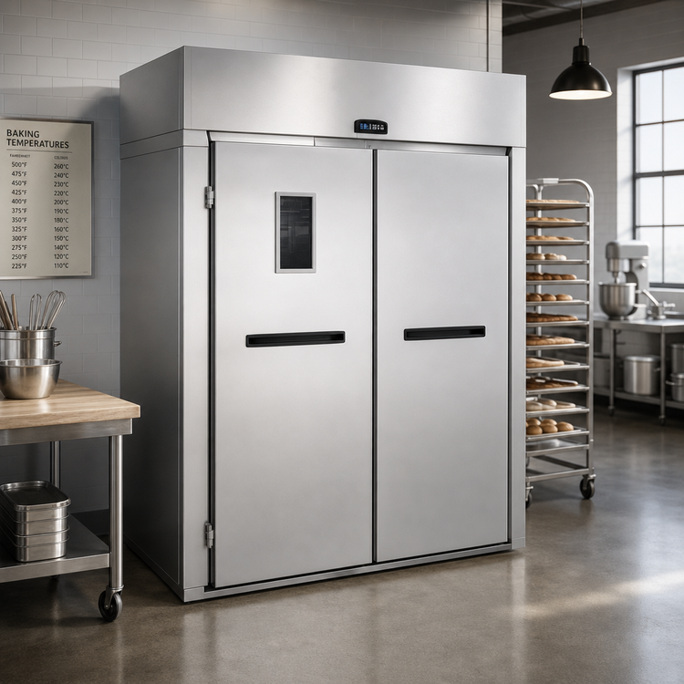 Product image #2 for Baxter Double Wide Roll-In Retarder/Proofer Cabinet, 40.5-Inch Interior Depth, Electric Heat, Remote R448A Refrigeration