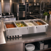 Thumbnail image #2 for Vollrath 4-Well Drop-In Electric Hot Food Well with Thermostatic Controls, Manifold Drain, Wet Operation, 240V