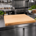 Thumbnail image #2 for Boos Block 36 Inch x 36 Inch Edge Grain Maple Kitchen Countertop, 2-1/4 Inch Thick, Varnique Finish
