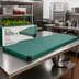 Thumbnail image #2 for QuadPlus 60 x 18 Inch Solid Green Polymer Shelf Mat with MICROGARD Antimicrobial Protection