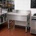 Thumbnail image #2 for Advance Tabco Special Value Series Free-Standing Bar Type Drainboard with 4-Inch Backsplash, 30 x 18 x 33 Inches
