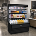 Thumbnail image #3 for Howard-McCray Ovation Series 63-Inch Remote Dairy Open Merchandiser with 3 LED Lighted Shelves, Black