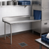 Thumbnail image #2 for Eagle Group Spec-Master Straight Clean Dishtable, 60 x 30 Inches, Left-to-Right Operation, 14/304 Stainless Steel Top
