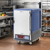 Thumbnail image #2 for Metro C5 3 Series Low-Watt Half-Height Mobile Heated Holding Cabinet, Blue Insulation Armour, 17-Pan Capacity