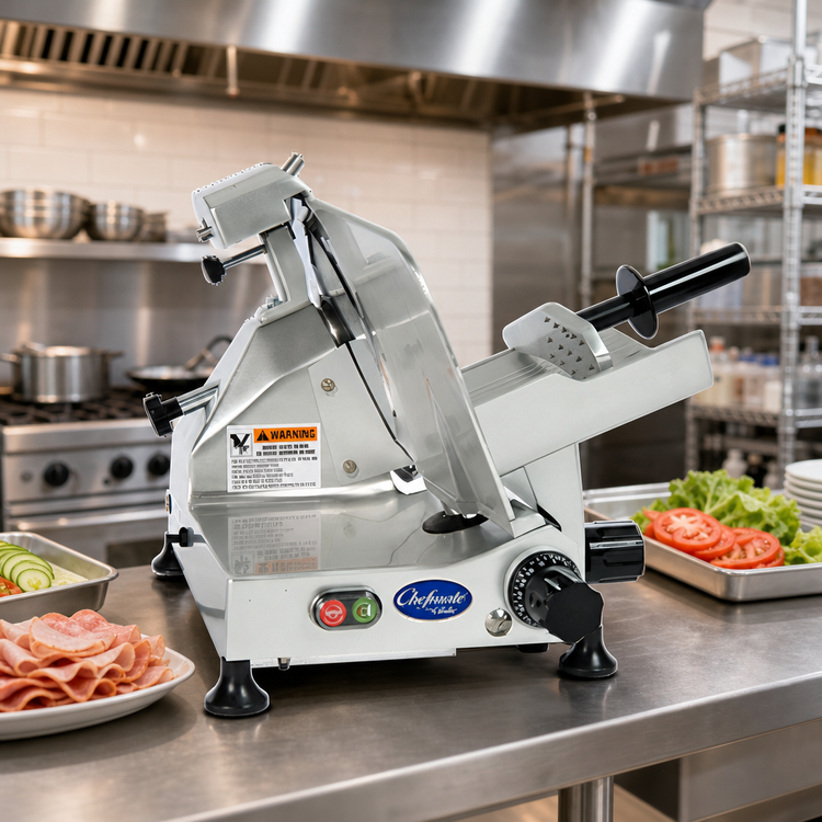 Product image #2 for Chefmate™ C12 Compact Manual Countertop Food Slicer, 12-Inch Blade, 1/3 HP