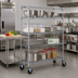Thumbnail image #2 for Metro Super Erecta Super Adjustable Wire Stem Caster Cart, 36 x 21 x 69 Inches, 4 Shelves, Chrome