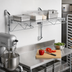 Thumbnail image #2 for Quantum WC14-CB2154C Cantilever Single Shelf Post Wall Mount, 54 in x 21 in, Chrome Plated