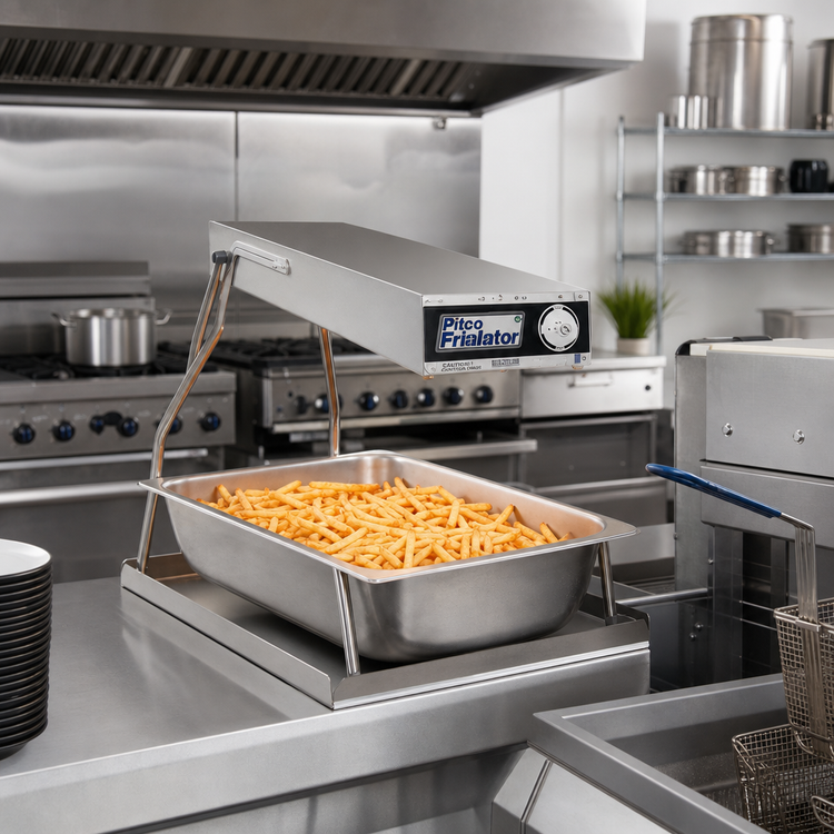 Product image #2 for Pitco Frialator PFW-2 Free-Standing Strip Heat Lamp Food Warmer, 500 Watt