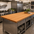 Thumbnail image #2 for Appalachian Red Oak Island Countertop, 108 x 48 x 1-3/4 Inch, Full-Length Rails, Edge Grain, Oil Finish