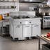 Thumbnail image #2 for Imperial IFSCB275EC Dual Tank Electric Floor Model Fryer with Built-in Filtration