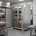 Thumbnail image #2 for Everest Refrigeration ESPT-2S-2S Pass-Thru Two-Section Reach-In Refrigerator, 48 Cu. Ft., Stainless Steel