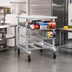 Thumbnail image #2 for New Age Mobile Aluminum Counter-Height Can Storage Rack for #5 and #10 Cans