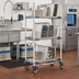 Thumbnail image #3 for MetroMax i 36-Inch Mobile 3-Tier Tray Drying Rack with Drip Tray