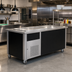 Thumbnail image #2 for Randell 86-Inch Mobile Modular Open Base Frost Top Serving Station, Self-Contained R-290 Refrigerated, 1/4 HP