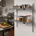 Thumbnail image #2 for Quantum Cantilever Double-Shelf Wall-Mount Wire Shelving Unit, 54 x 21 Inches, Chrome Plated