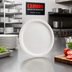 Thumbnail image #3 for Cambro Camwear Classic White 9-Inch Round Ceramic Plate